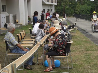 【イベント】慈遊館合同の流しそうめん会開催しました